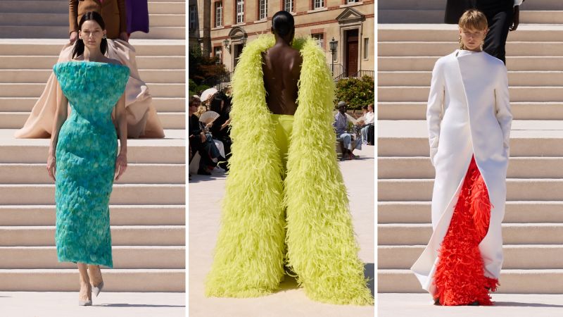Avant-garde gardens, singular debuts and vampire brides: A dispatch from Paris Haute Couture Week