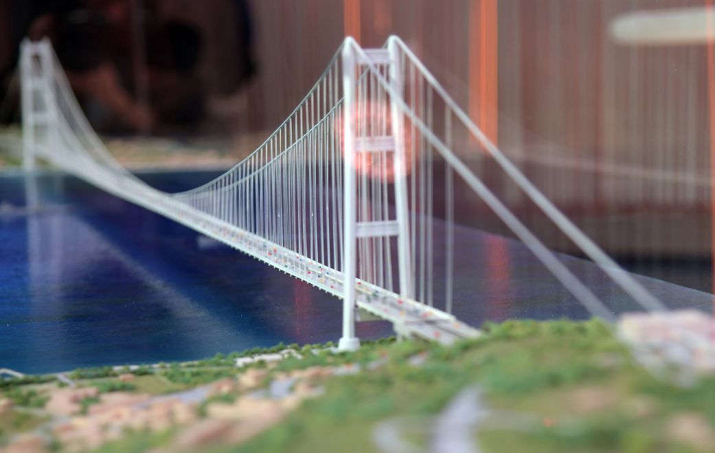 2,300 years in the making, a record-setting bridge is finally in the works. Because of Trump. Sort of