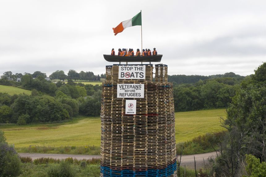 A 300-year-old bonfire tradition in Northern Ireland has turned its flames on Muslims