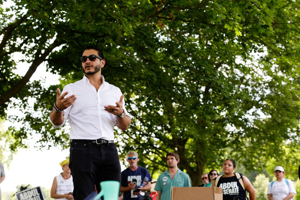 Michigan Democrats are angry at their party. Abdul El-Sayed thinks he knows why