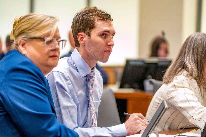 Charlie Kirk’s widow faces his accused killer in court for the first time as prosecutors start presenting evidence