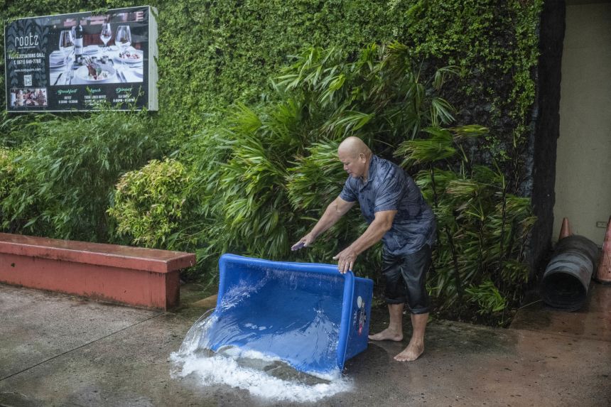 Super typhoon smacks into US Pacific island territories home to key military bases